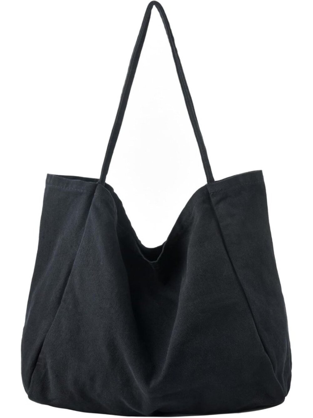 Large Canvas Tote Bag for Women | Versatile Hobo Shoulder Bag for Work & Travel